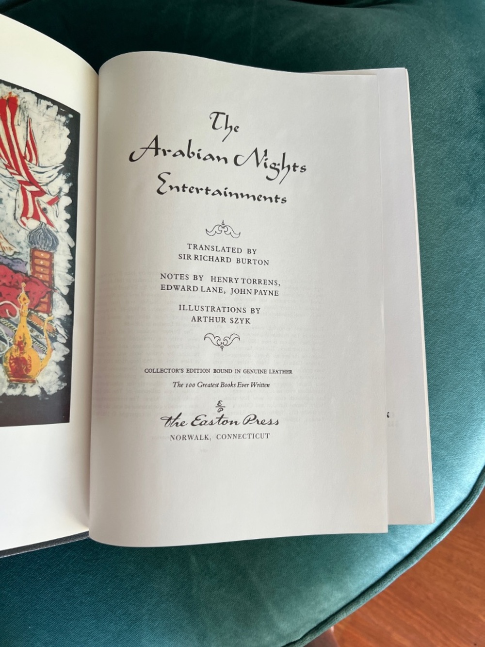 leather bound book - The Arabian Nights - Picture 3 of 4